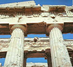 Athenes 7 Parthenon architrave